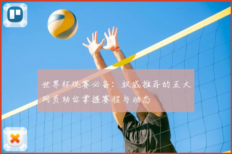 世界杯观赛必备：权威推荐的五大网页助你掌握赛程与动态