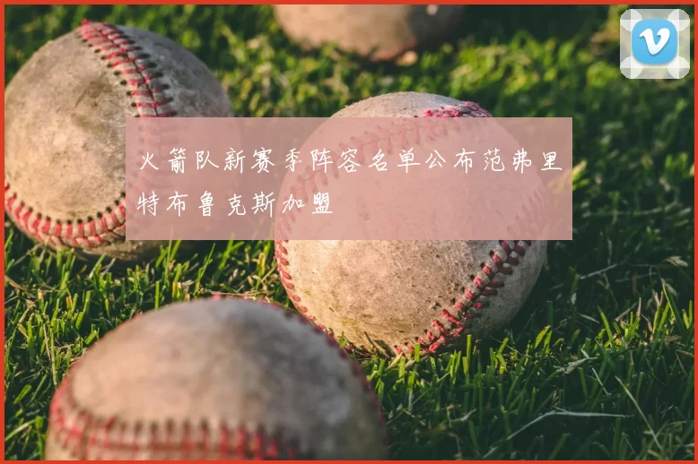火箭队新赛季阵容名单公布范弗里特布鲁克斯加盟